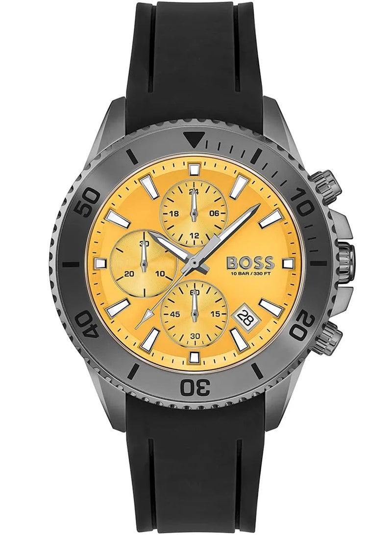 BOSS BOSS Chronograph Quartz Watch for Men with Black Silicone Bracelet - 1513968 - Image 1