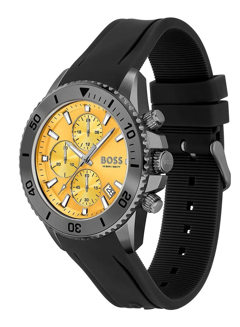BOSS BOSS Chronograph Quartz Watch for Men with Black Silicone Bracelet - 1513968 - Image 2