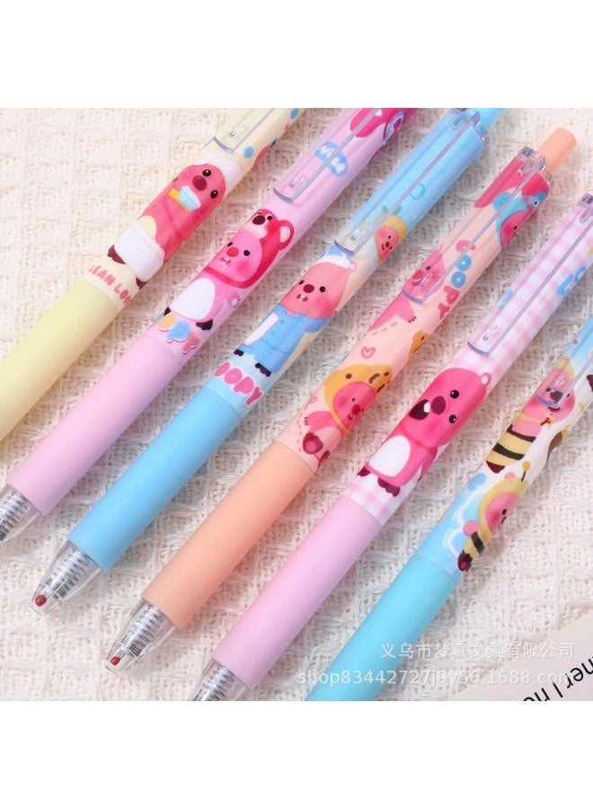 قلم جاف اقلام جل سن 0.5 مم زاهية لإبداع لا محدود  عدد 6 - Image 2