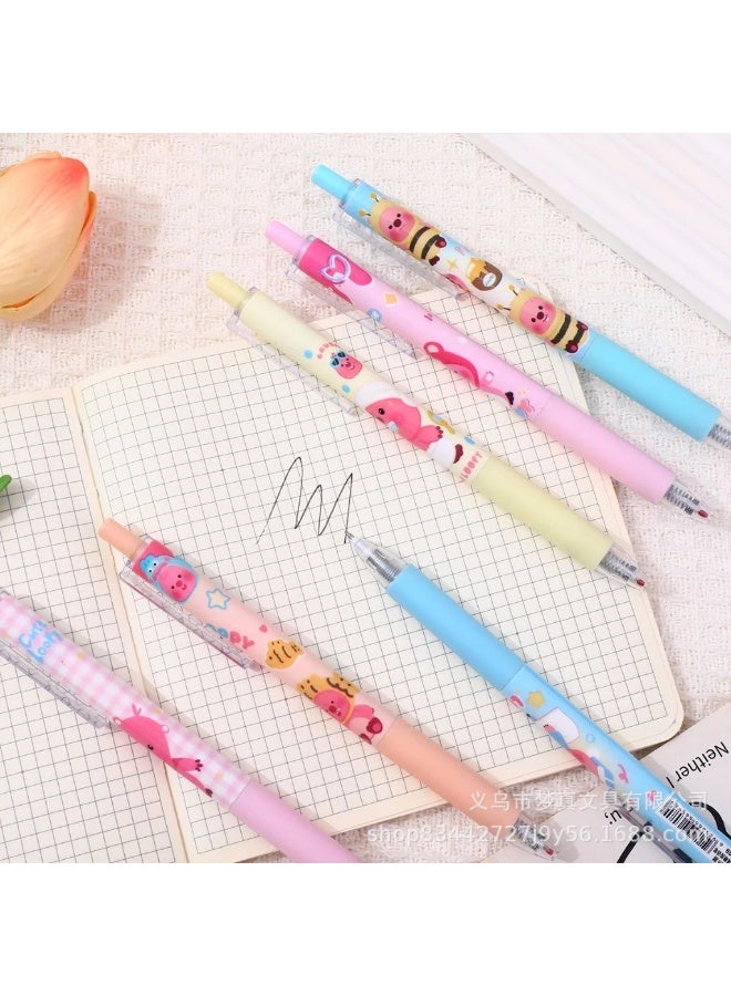 قلم جاف اقلام جل سن 0.5 مم زاهية لإبداع لا محدود  عدد 6 - Image 3