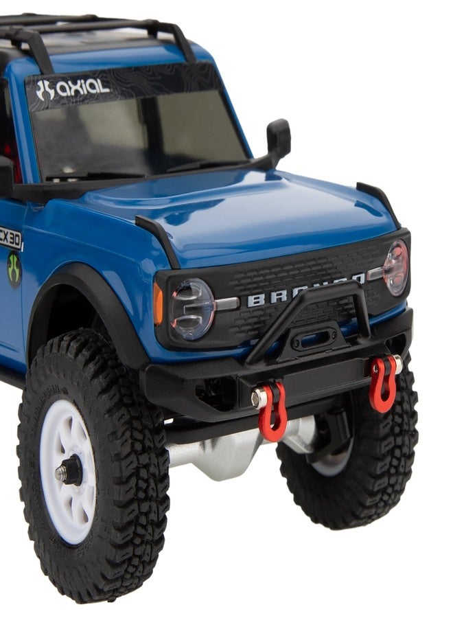 MEUS RACING مصد أمامي وخلفي من MEUS RACING - مصد من الألومنيوم CNC لسيارات Axial SCX30 C10 Bronco 1/30 RC Crawler (لـ Bronco) - Image 3