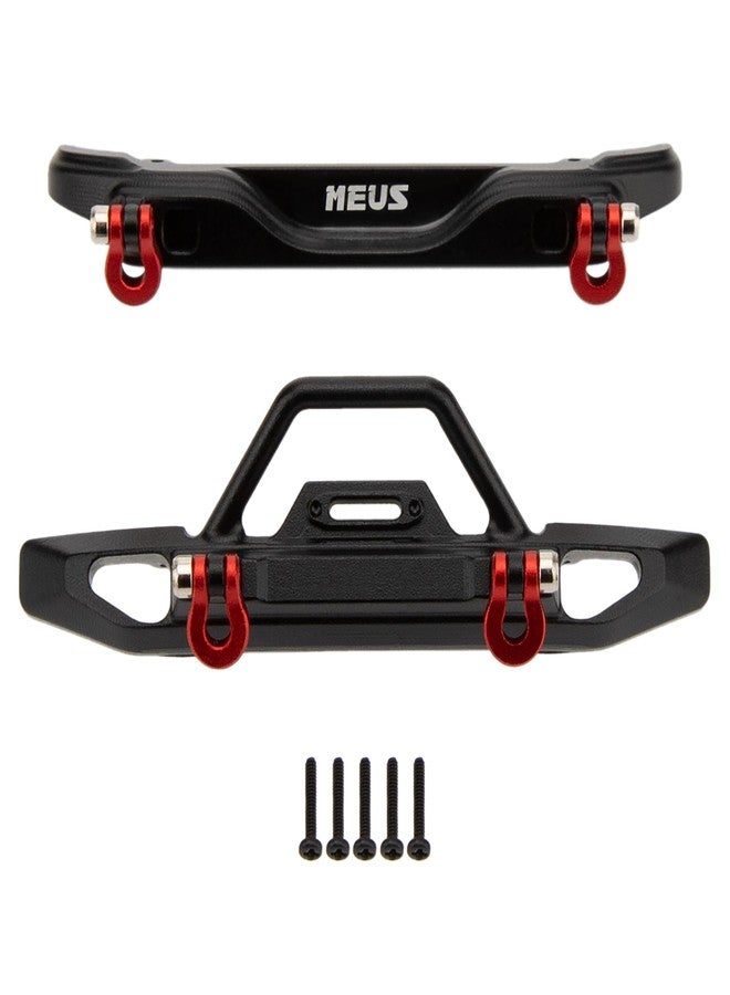 MEUS RACING مصد أمامي وخلفي من MEUS RACING - مصد من الألومنيوم CNC لسيارات Axial SCX30 C10 Bronco 1/30 RC Crawler (لـ Bronco) - Image 1