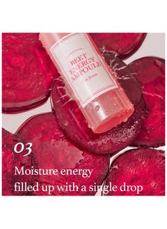I'M FROM I'm from Beet Energy Ampoule, 81.5% red beet extract, Intensive vitalization care, Micro Squalane Capsules for deeper hydration, rich in minerals and betaine, radiance, nourishment - 30ml  - Image 4