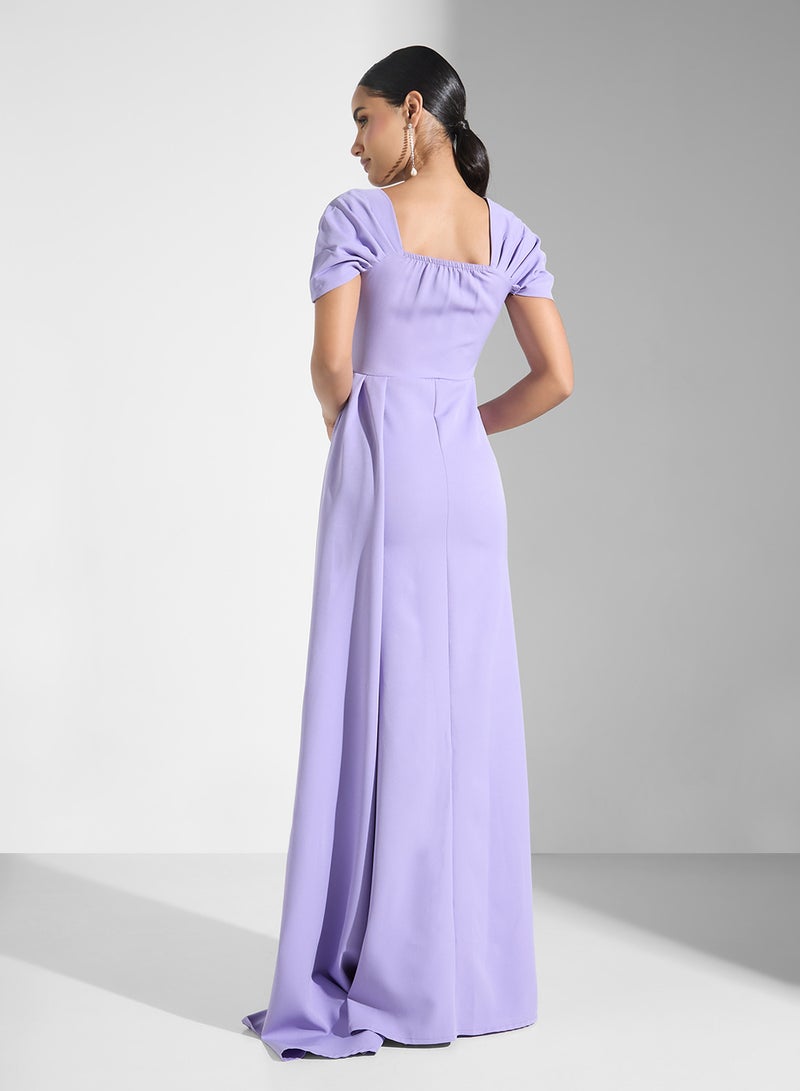 Ella Limited Edition Lilac Embellished Dress  - Image 2