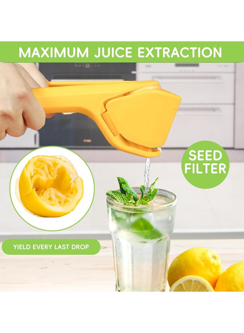 CMGTYYD. عصّارة ليمون قابلة للطي، عصّارة حمضيات للليمون والبرتقال، عصّارة حمضيات يدوية، تصميم قابل للطي، عصّارة ليمون يدوية موفرة للمساحة، سهلة التنظيف، عصّارة حمضيات متينة وخفيفة الوزن للمطبخ - Image 3