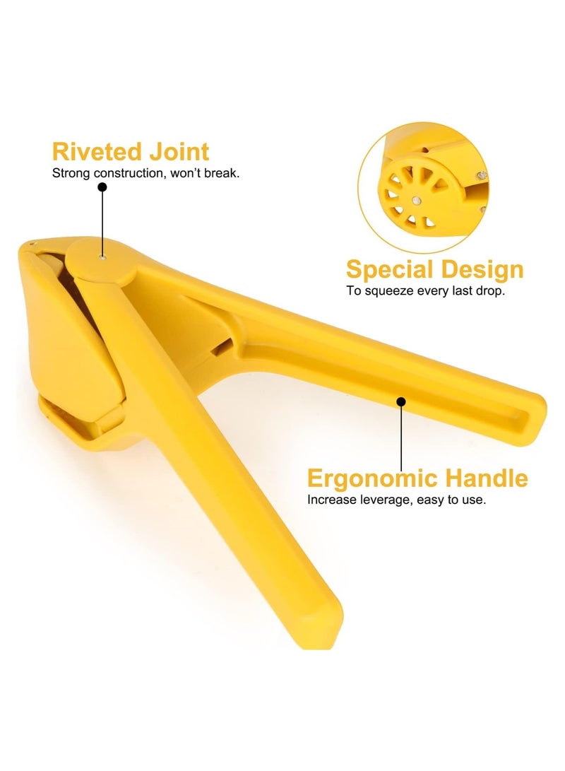 CMGTYYD. عصّارة ليمون قابلة للطي، عصّارة حمضيات للليمون والبرتقال، عصّارة حمضيات يدوية، تصميم قابل للطي، عصّارة ليمون يدوية موفرة للمساحة، سهلة التنظيف، عصّارة حمضيات متينة وخفيفة الوزن للمطبخ - Image 5