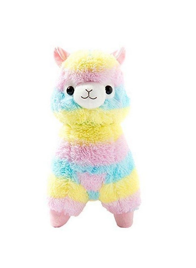 AngelGift Cuddly Llama Rainbow Alpaca Doll 7" Soft Baby Stuffed Animal Toy Valentine's Day Birthday Xmas Christmas Wedding Anniversary Presents Gifts  - Image 1