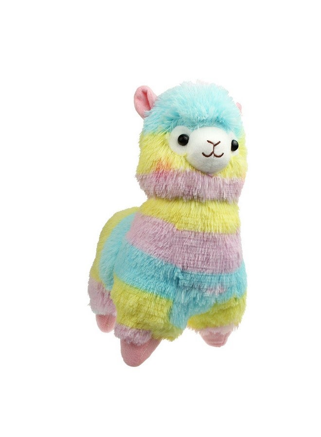 AngelGift Cuddly Llama Rainbow Alpaca Doll 7" Soft Baby Stuffed Animal Toy Valentine's Day Birthday Xmas Christmas Wedding Anniversary Presents Gifts  - Image 3