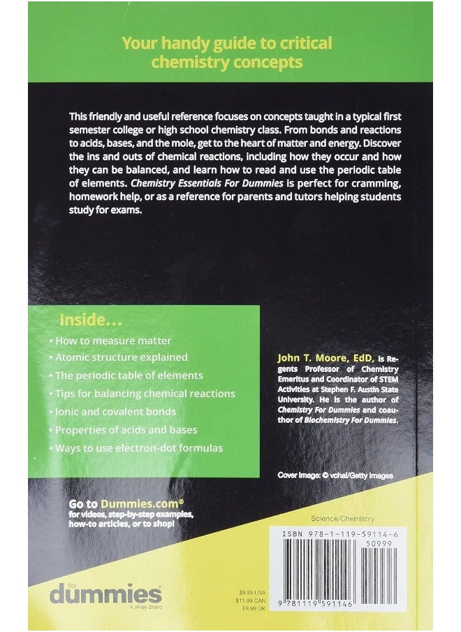 Chemistry Essentials For Dummies