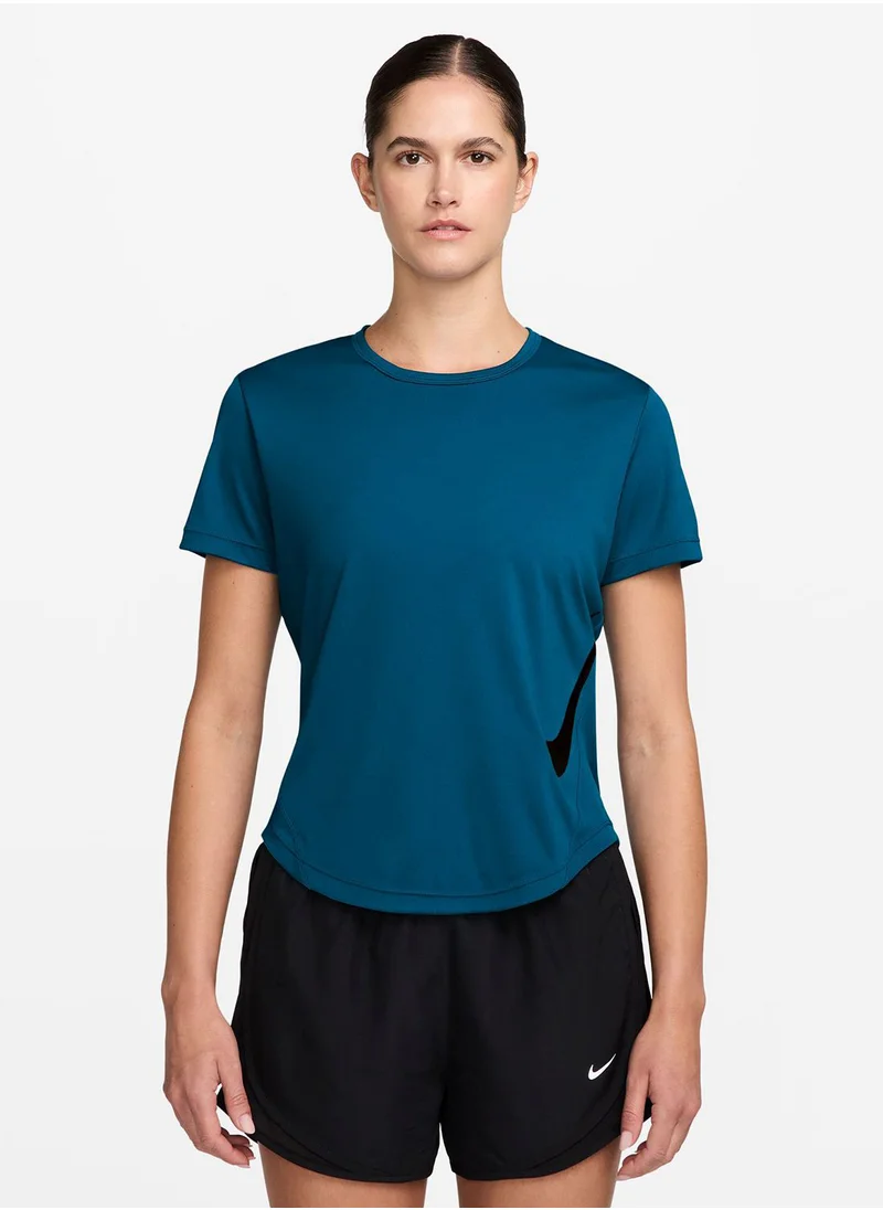 Nike Tempo Swoosh Hybrid Dri-Fit Short-Sleeve Top