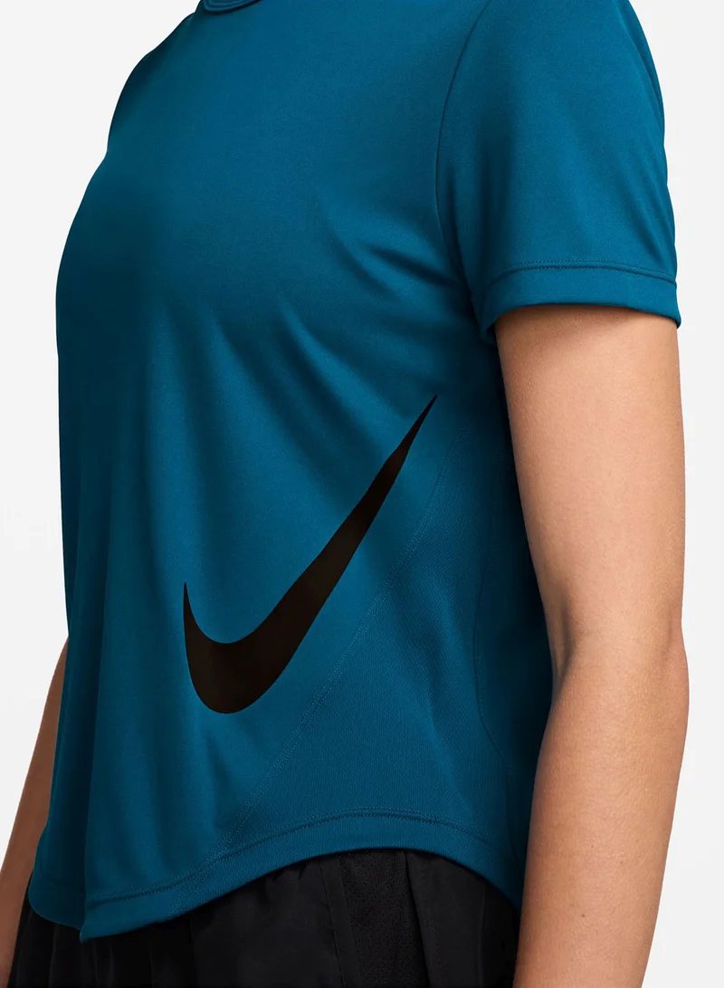 Nike Tempo Swoosh Hybrid Dri-Fit Short-Sleeve Top
