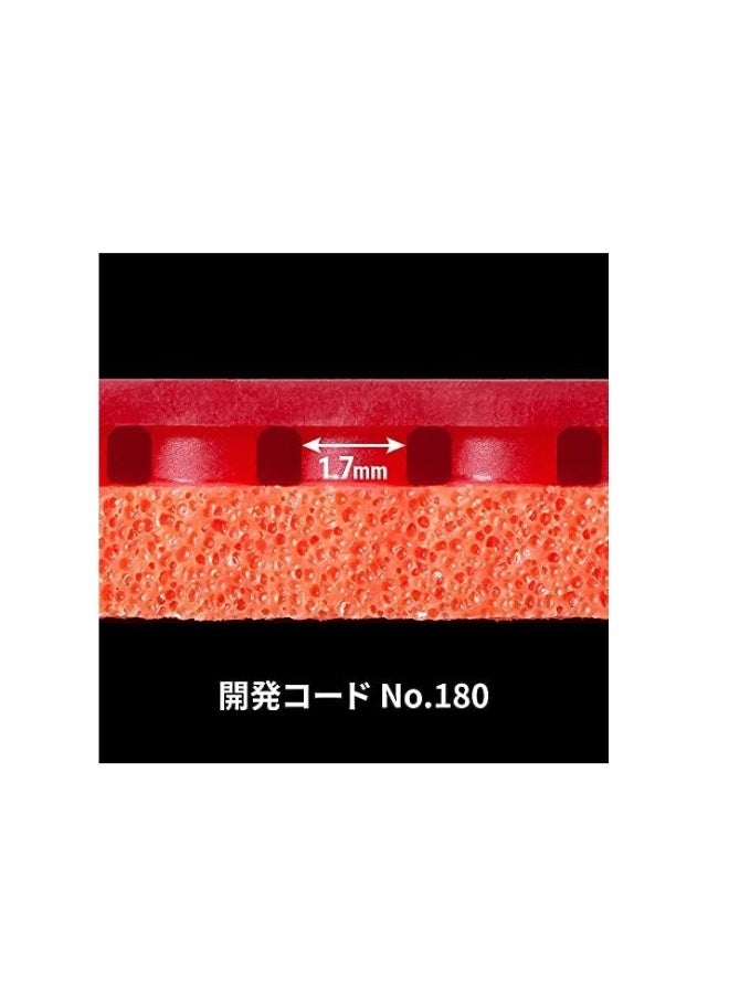 BUTTERFLY Tenergy 80 Fx Table Tennis Rubber Inverted Professional Table Tennis Rubber Red (1.9mm) 4906901156036 - Image 5