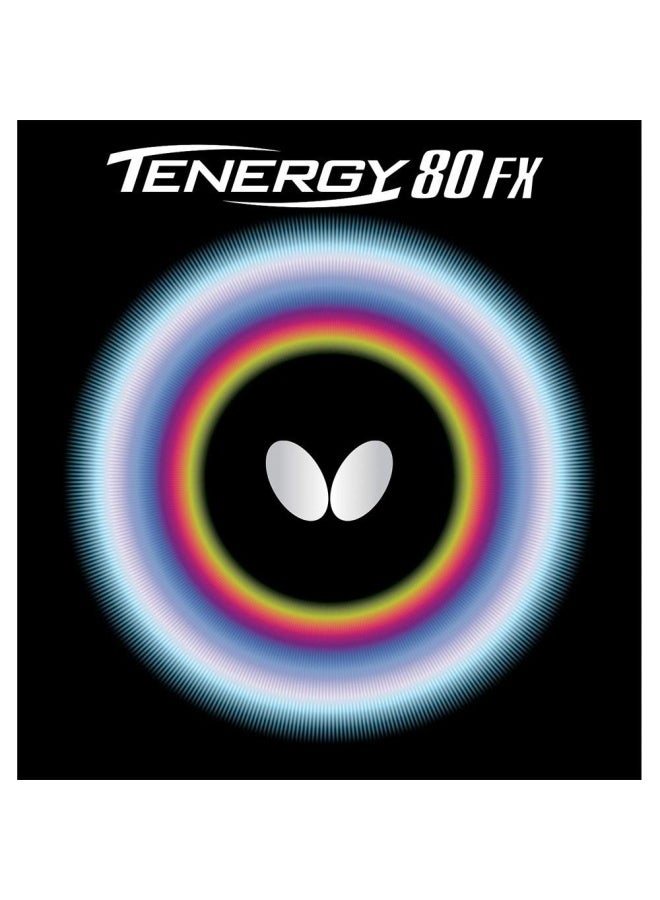 BUTTERFLY Butterfly-Tenergy 80 Fx Table Tennis Rubber Red 1.9-1003600119-4906901156036  - Image 1