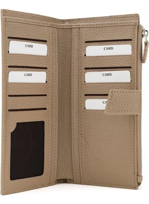 Bilik Deri Bilik Leather Light Mink Rölax Leather Wallet Bsh 3240