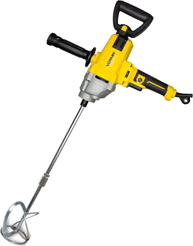 IBELL TOOLS iBELL Vormir VR PM12-50 Heavy-Duty Paint Mixer | 1200W Motor, Variable Speed 0–1050 RPM, 16mm Chuck Size, 120mm Mixing Wheel | 220V~50/60Hz | Ideal for Paint, Plaster & Cement Mixing - Image 5