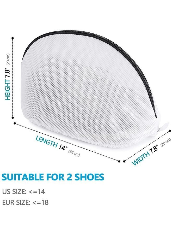 HOMESTAR Premium Laundry Mesh Bag for Shoes or Sneaker, Multi Protection Wash Laundry Net With Durable Zipper Laundry Bag for Travel - 2 Set - Image 5