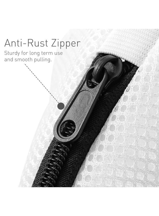 HOMESTAR Premium Laundry Mesh Bag for Shoes or Sneaker, Multi Protection Wash Laundry Net With Durable Zipper Laundry Bag for Travel - 2 Set - Image 2