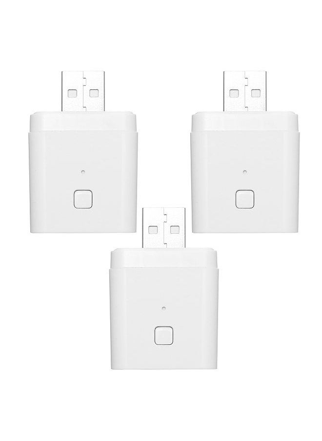 Generic - 3PCS Tuya Micro 5V Wireless USB Smart Adaptor Flexible and Portable Make USB Devices Smart via Tuya APP Voice Control Compatible with Alexa Google Home - Image 1