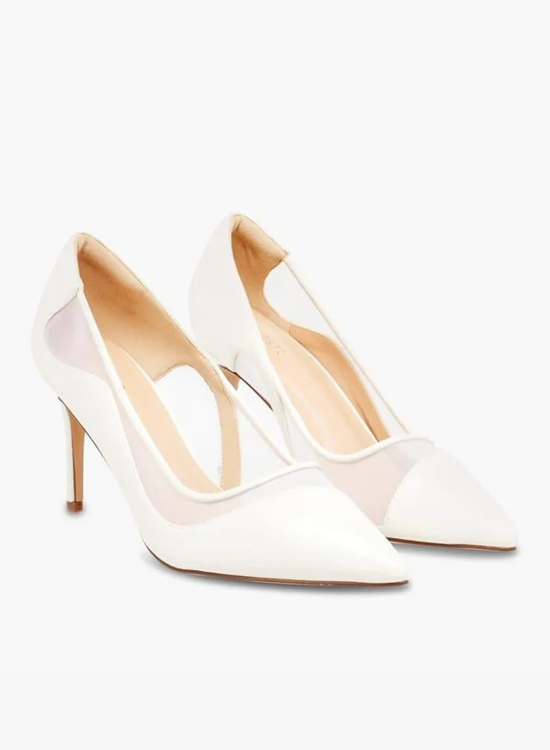 Celeste Womens Textured Slip-On Pumps With Stiletto Heels