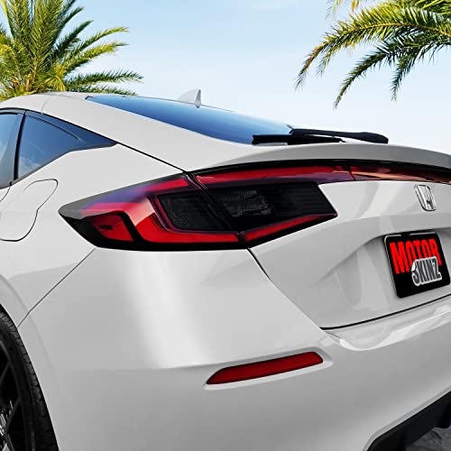 SlickMod تظليل فينيل سليك مود مقصوص مسبقًا لسيارة هوندا سيفيك هاتشباك 2022-2023 (3. إشارة الانعطاف والرجوع، 20% دخان داكن) - Image 3