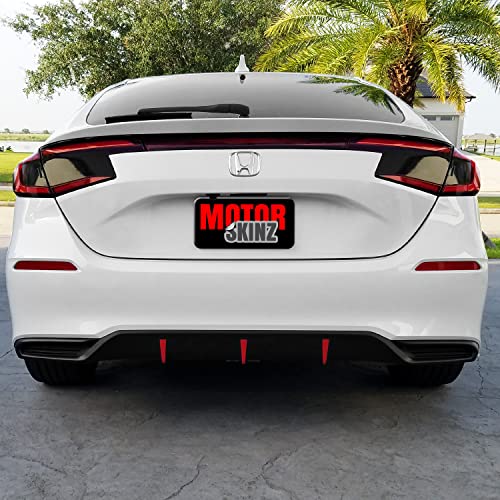 SlickMod تظليل فينيل سليك مود مقصوص مسبقًا لسيارة هوندا سيفيك هاتشباك 2022-2023 (3. إشارة الانعطاف والرجوع، 20% دخان داكن) - Image 5