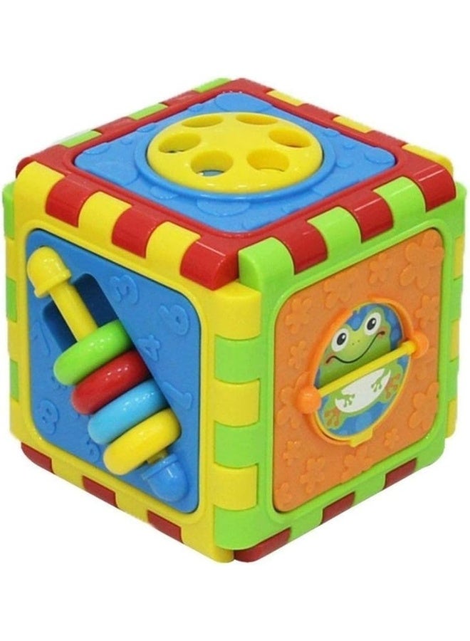 PLAYGO Cute Cube 6 Sided Model (2142) | Activity Cube & Playmat | Bright Colors | Improves Motor Skills - Image 5