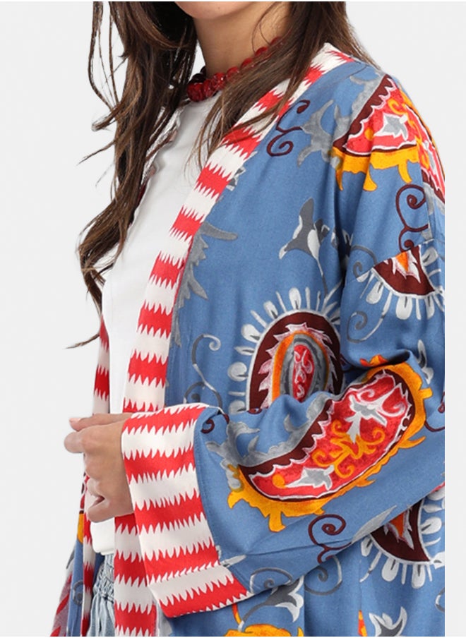 Carina Colored Viscose Kimono  - Image 4