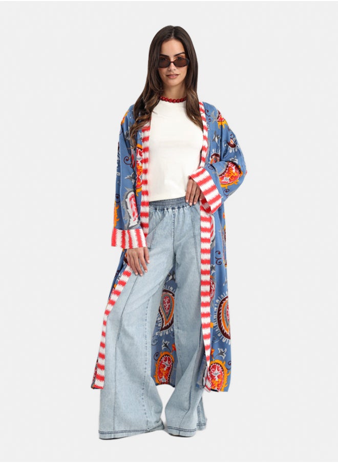 Carina Colored Viscose Kimono  - Image 1