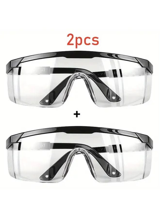 2-Pack Transparent Lenses Available in Black and Blue Suitable for 365 Days - Image 2