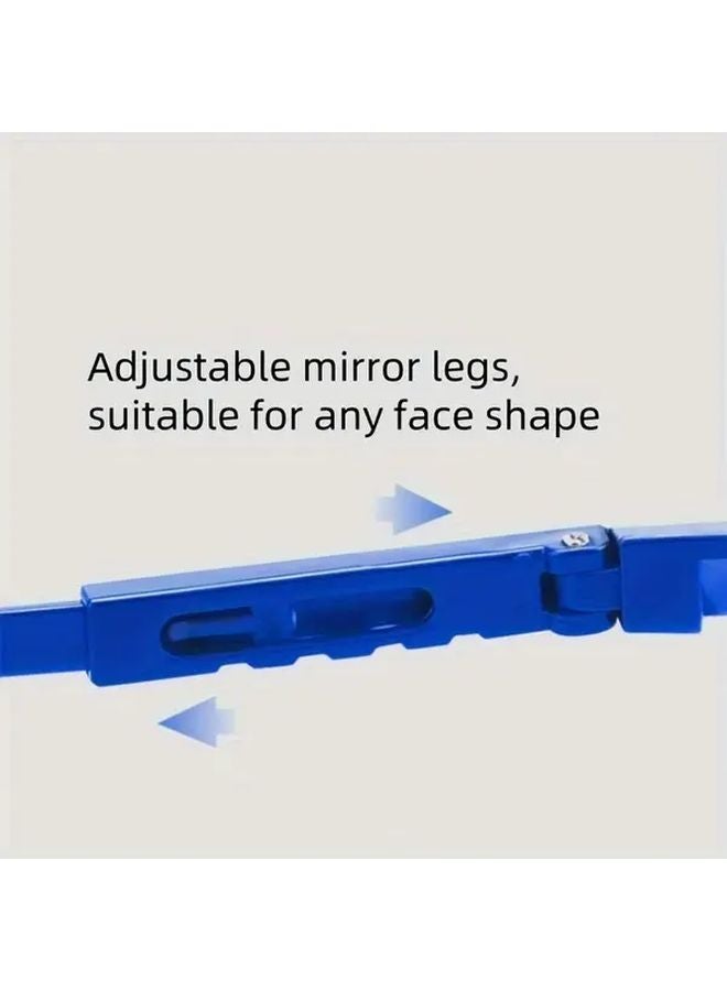 2-Pack Transparent Lenses Available in Black and Blue Suitable for 365 Days - Image 5