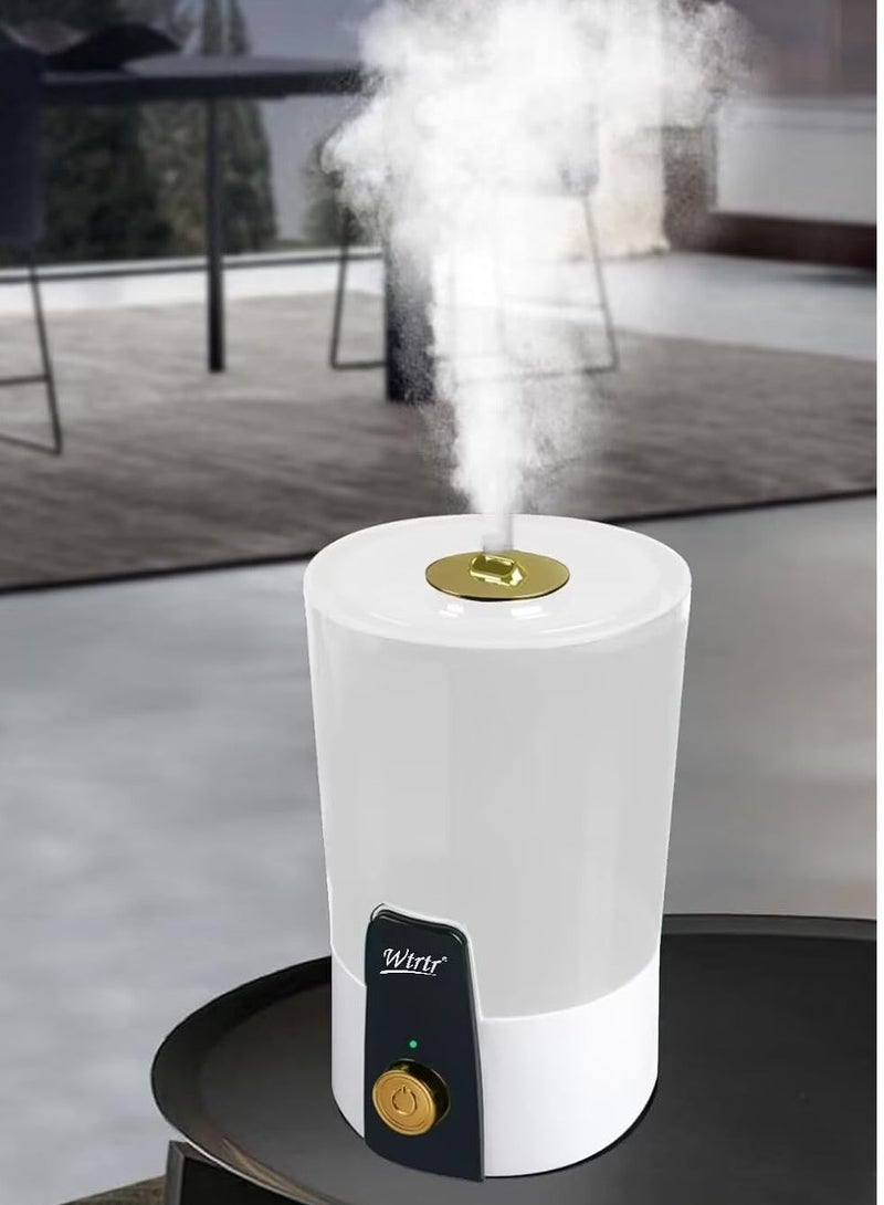 Wtrtr 4L Cool Mist Humidifiers for Bedroom, Essential Oil Air Diffuser,Plant Humidifier Desktop Modern Room Decoration Man Woman Gift (White) - Image 2