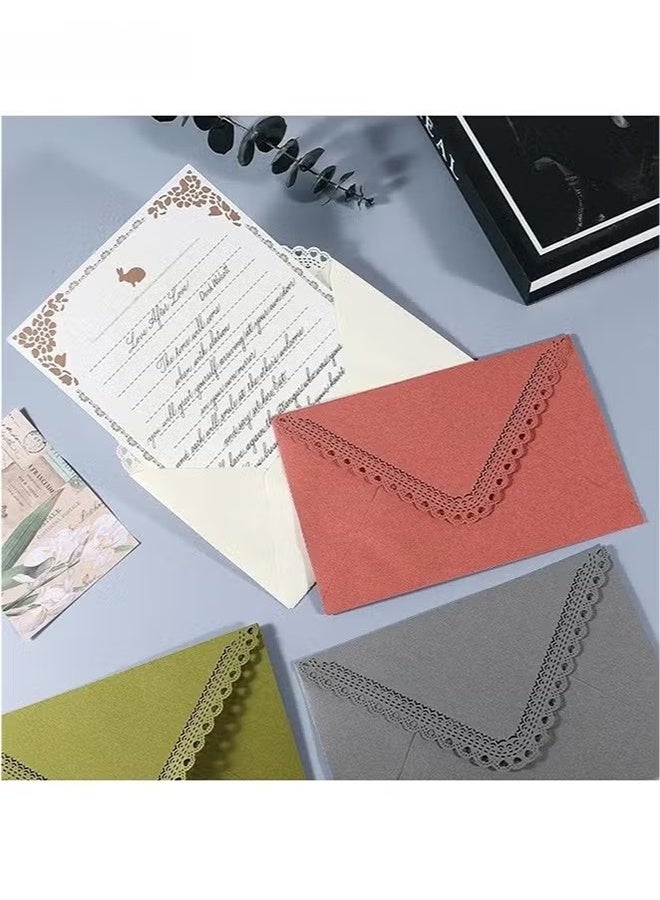 HY 10 Pcs Gift Card Envelope, 11.3*16cm Color Envelope, Paper Gift Card Holder Mini Greeting Card Envelope for Graduation, Birthday, Wedding (Multicolor) - Image 4
