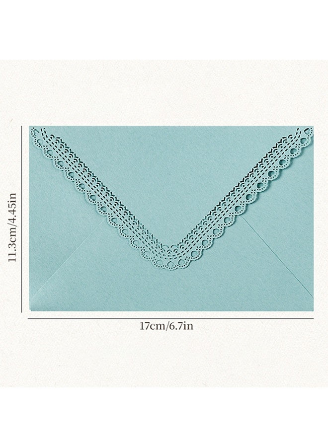 HY 10 Pcs Gift Card Envelope, 11.3*16cm Color Envelope, Paper Gift Card Holder Mini Greeting Card Envelope for Graduation, Birthday, Wedding (Multicolor) - Image 2