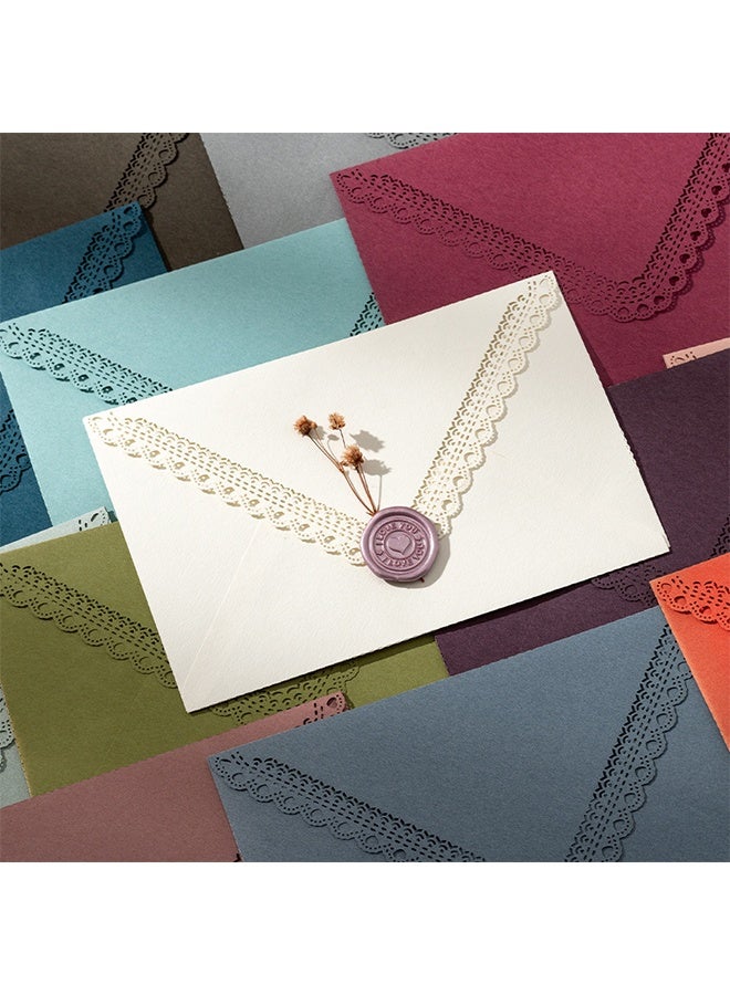 HY 10 Pcs Gift Card Envelope, 11.3*16cm Color Envelope, Paper Gift Card Holder Mini Greeting Card Envelope for Graduation, Birthday, Wedding (Multicolor) - Image 5