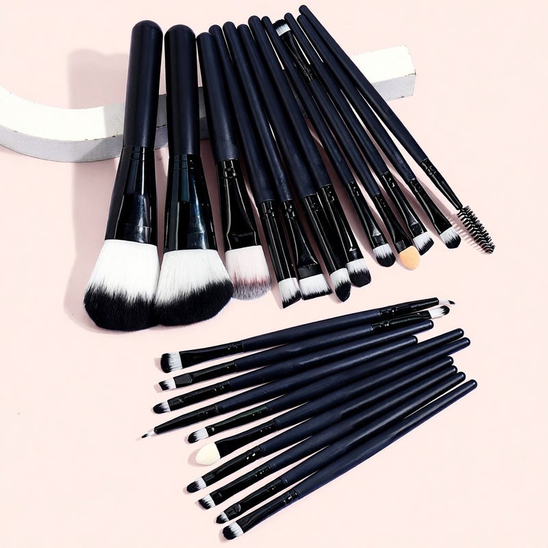 Set of 22 PCS Makeup Brush Kit for Foundation Liquid Cream Blending Powder Eyeshadow Blush Cosmetics Concealer Brushes with Soft & Dense Bristles - Image 1