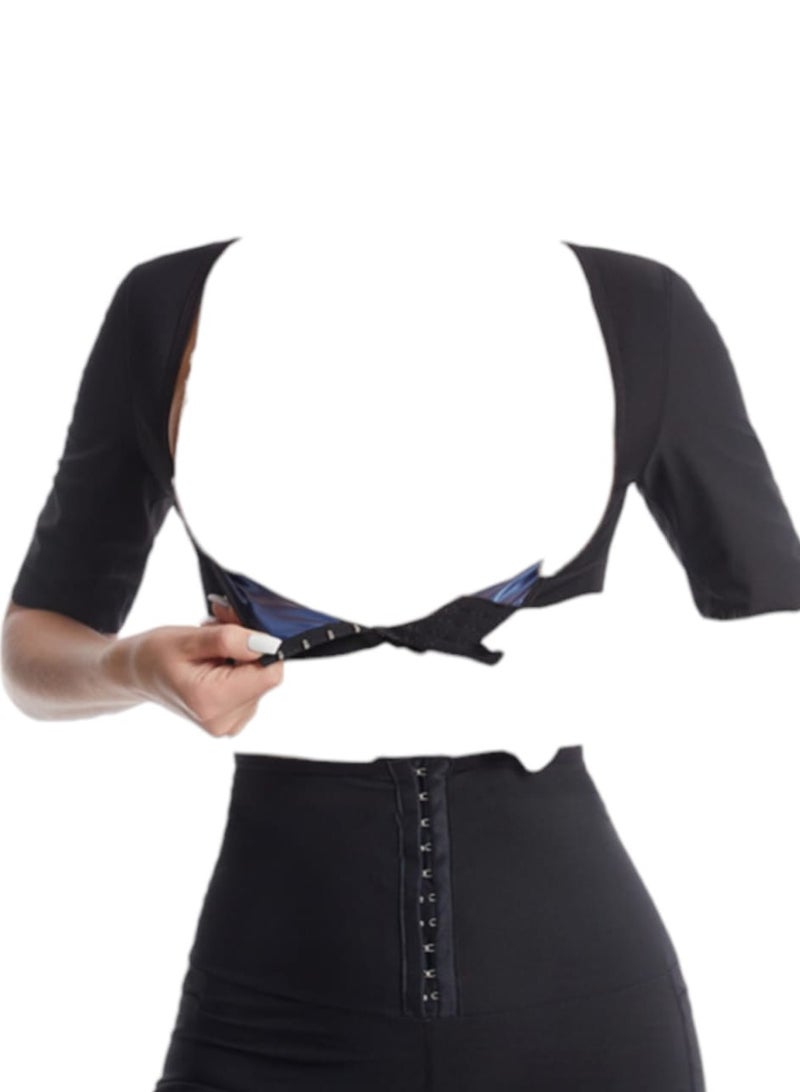Soft Sauna Half Sleeve Thermal Corset for the Arms to Burn fat in the Upper Back and Arms - Image 3