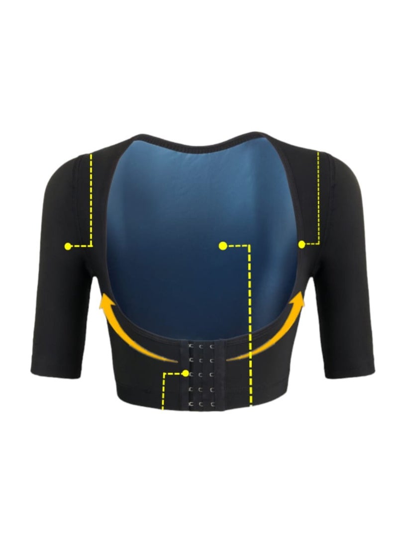 Soft Sauna Half Sleeve Thermal Corset for the Arms to Burn fat in the Upper Back and Arms - Image 1