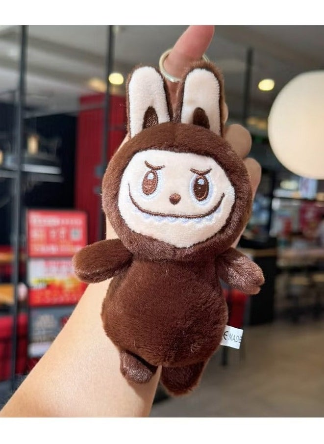 LABUBU 3Pcs Labubu Plush Doll, Cartoon Premium Soft Plush Toy，With keychain  - Image 2