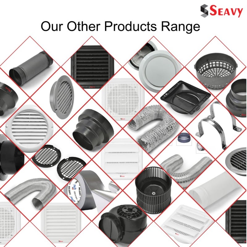 Seavy PVC Chimney Pipe Reducer | Converter Cone (6" to 5" to 4") - Image 5