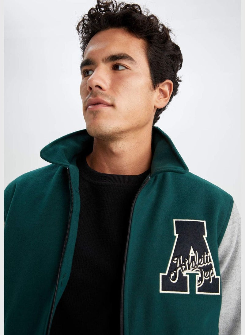 DeFacto Man Oversize Fit Shirt Neck Jacket - Image 3
