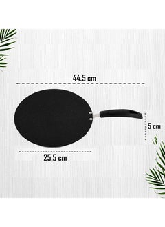 SONEX Sonex Non Stick Junior Tawa 25.5cm, Even Heating, High Quality Aluminum, Premium Non-Stick Coating And Bakelite Heat Resistant Handle, Long Lasting Construction Durable Construction, Easy to Clean  - Image 4