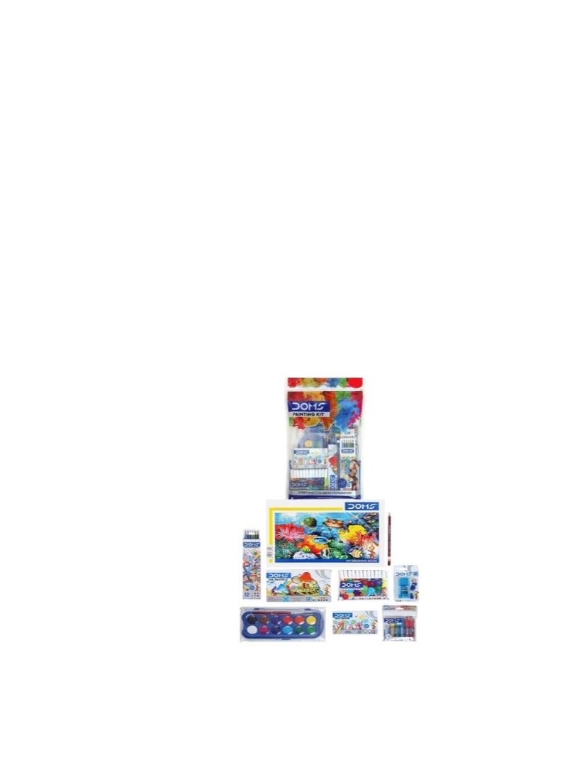DOMS Painting Set for Kids Learning (Multicolor) - Pack of 9 - Image 2