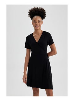Cairo Flared Sleeve Knitted Dress Rose