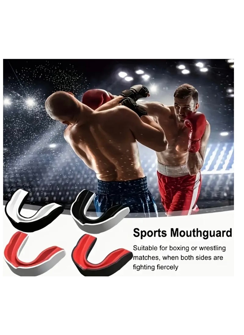 CleanWave - The Pure Effect Sports Mouth Guard 4-Pack, Silicone Sports Mouth Guards with Gel Frame - Breathable, Shock-Absorbing for Hockey, Basketball, Karate, Football & More  - Image 1