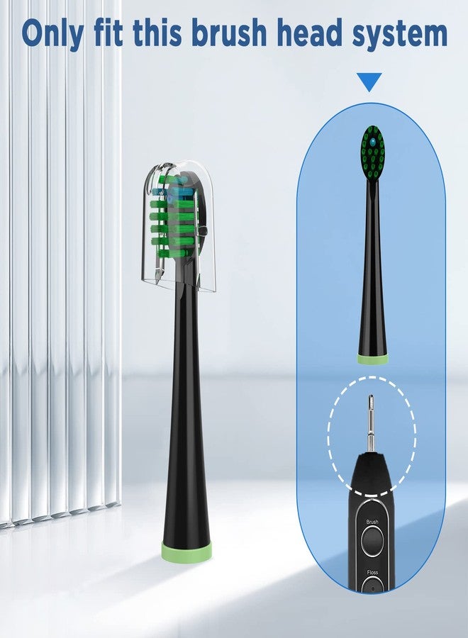 فريجوم رؤوس فرشاة أسنان بديلة لجميع موديلات Waterpik Sonic Fusion، عبوة من 10 قطع - Image 3