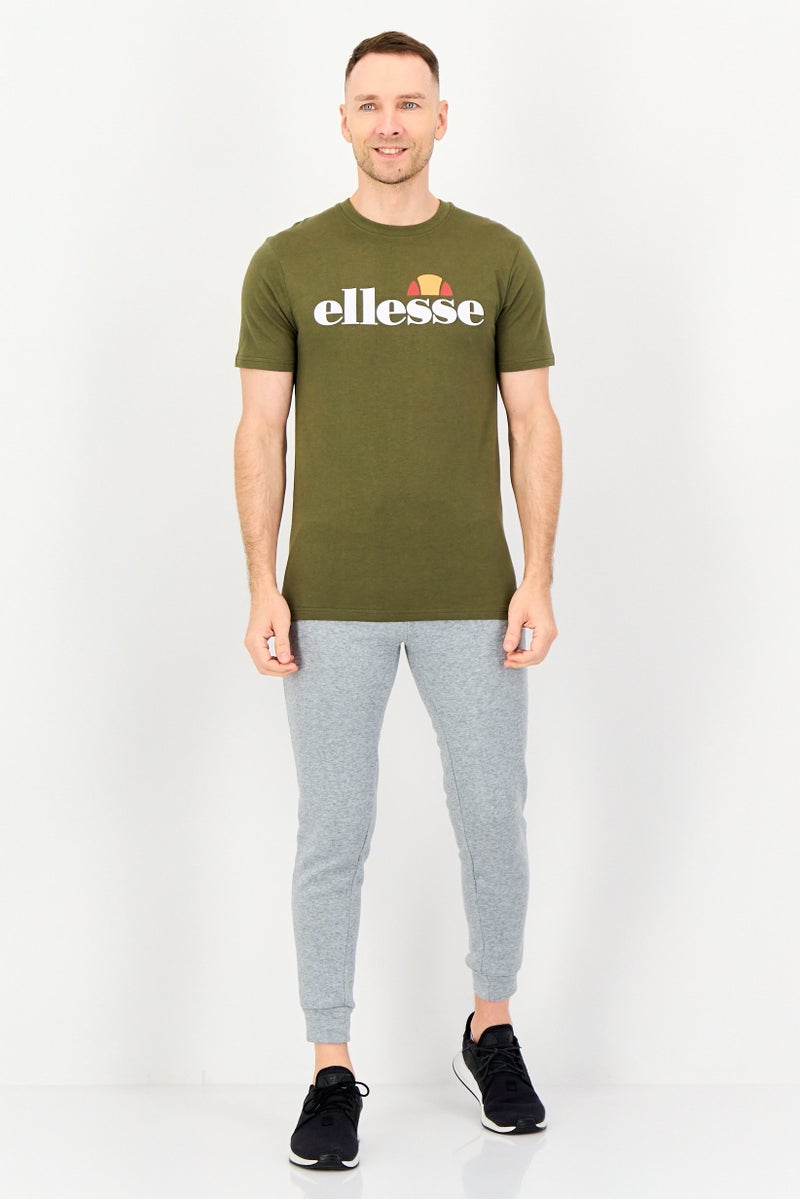 Ellesse Men Sportswear Fit Short Sleeve Outdoor T-Shirt, Olive - Image 4