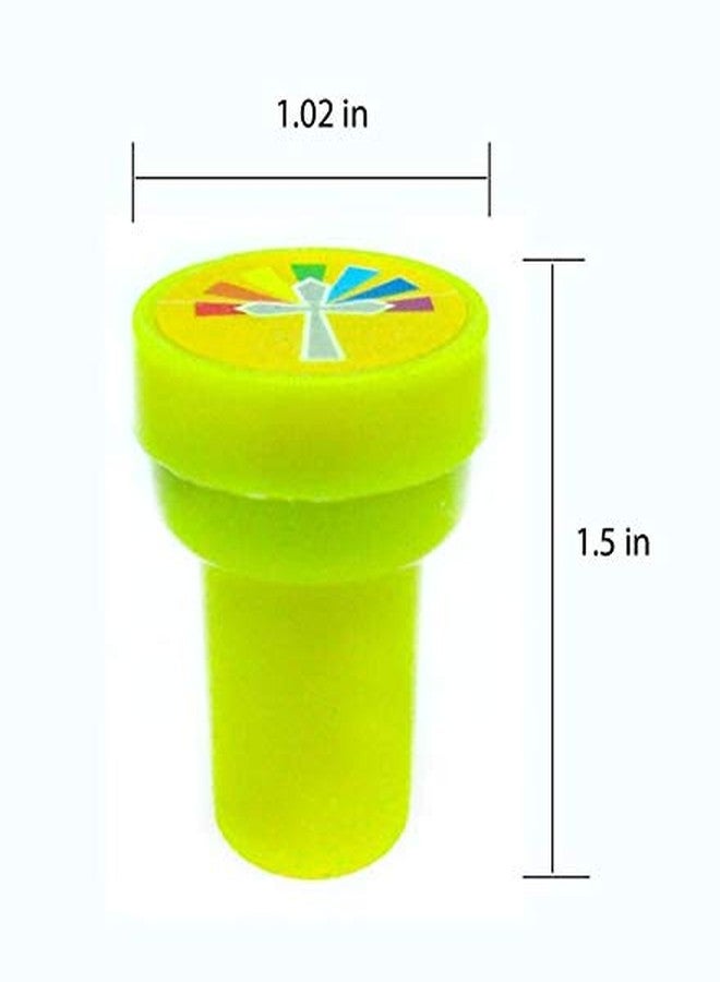 TINYMILLS طوابع هير ليفز يسوع من تايني ميلز 24 قطعة للأطفال حشوات بيض عيد الفصح، حشوات سلال، جوائز و مكافآت مدرسة الأحد - Image 4