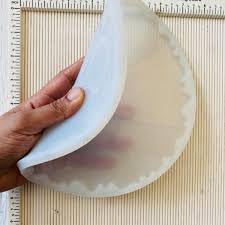 IRIKA Pack of 2 Silicone Molds for Resin Art and Craft 10Inch Round Mold 20mm Depth 8Inch Agate Shape Mold Reusable and Durable - Image 4