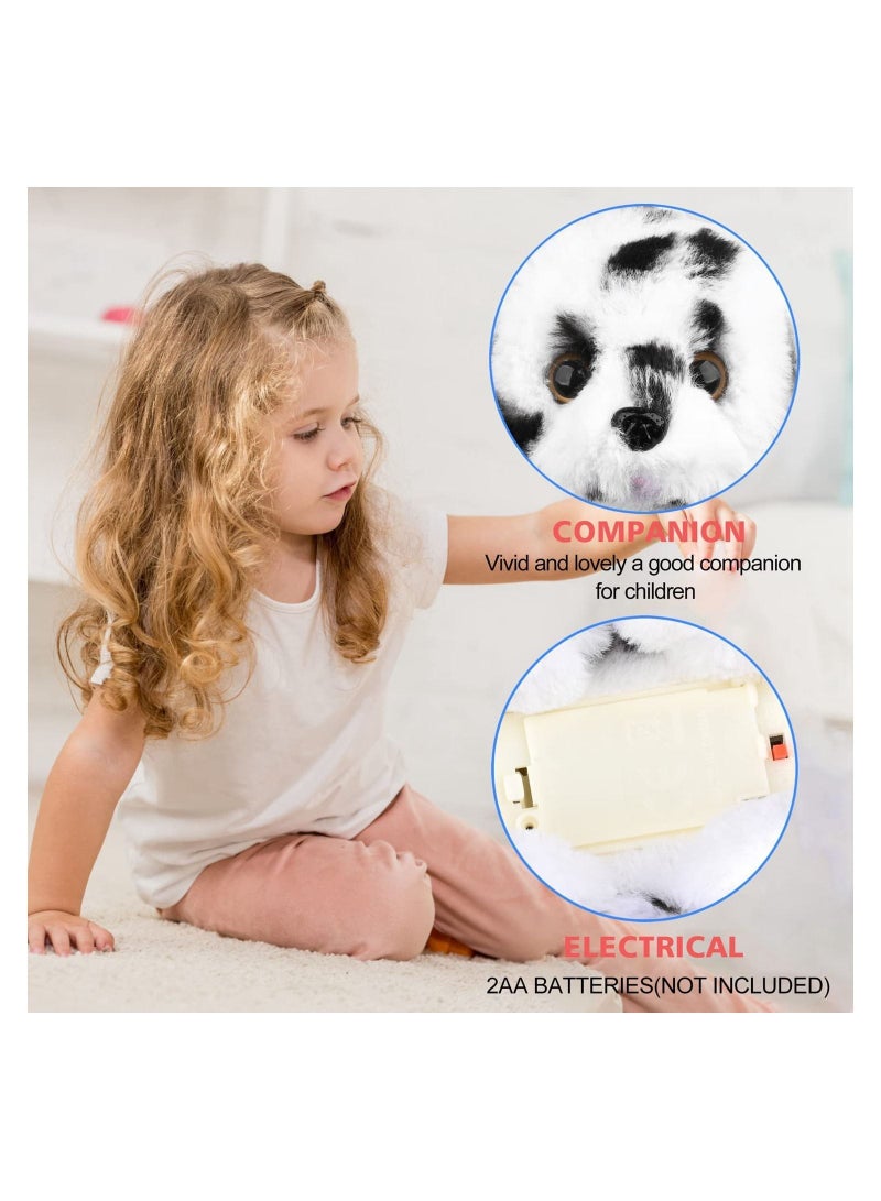 Excefore Plush Interactive Toy, Electronic Pet, Plush Golden Retriever Toy Puppy Electronic Interactive Pet Dog, Can Walking, Barking, Tail Wagging, Stretching, Companion Animal for Kids (Dalmatians) - Image 2