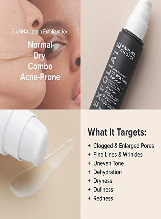 PAULA'S CHOICE Skin Perfecting 2% Bha Lotion Salicylic Acid Exfoliant 3.3 Ounce Bottle Facial Exfoliator For Blackheads Enlarged Pores Wrinkles & Fine Lines - Image 4